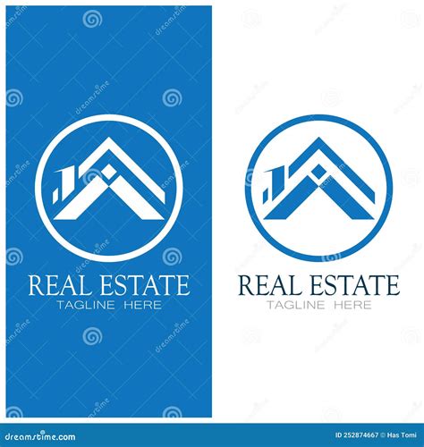 Real Estate Business Logo Template Building Property Development And