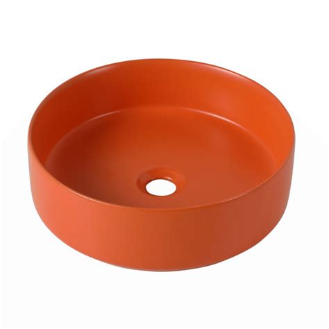Home Decor Ceramic Circular Vessel Bathroom Sink Art Sink | Wayfair