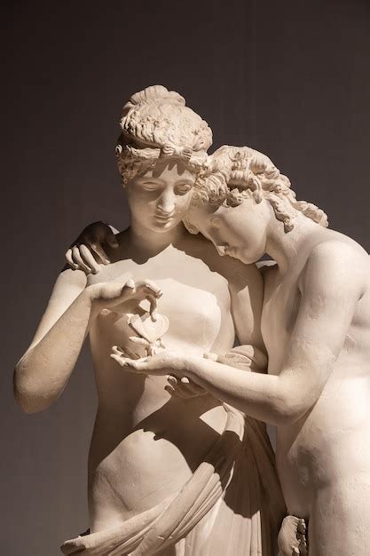 Premium Photo Cupid And Psyche Standing Antonio Canova