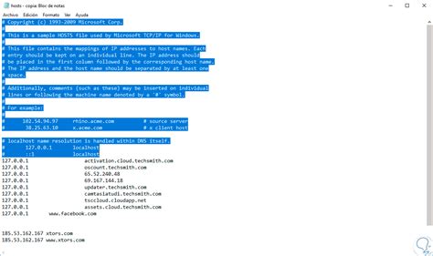 C Mo Abrir Y Editar Archivo Hosts Windows Solvetic