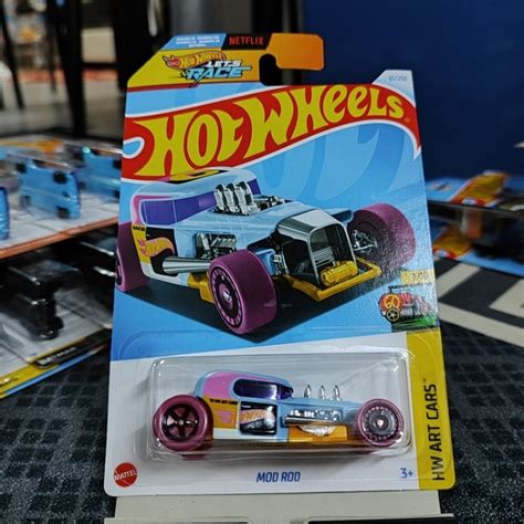 Hot Wheels Mod Rod Light Blue Shopee Malaysia