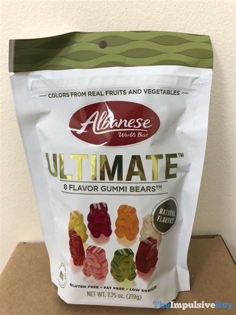 Albanese Ultimate Gummy Bear Flavors By Color - Sambery