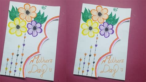 Mothers Day Greeting Card Ideas How To Make Mothers Day Card Easy And Beautiful Mothers Day