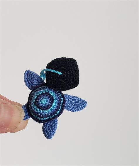 Tortue De Mer Miniature Bachelier Amigurumi Tortue Kawaii Avec Son