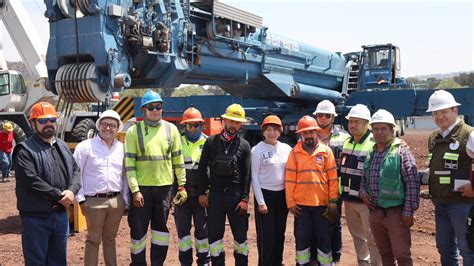 Delfina Gómez supervisa obras del nuevo Trolebús Chalco Santa Martha