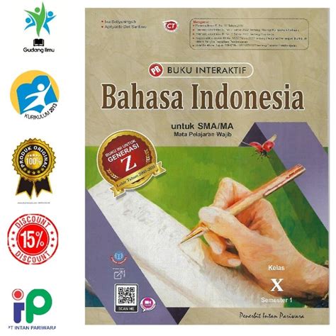 Jual Buku Pr Lks Bahasa Indonesia K13 SMA MA Kelas 10 X Semester 1