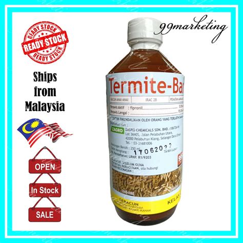 Ml Termite Ban Zagro Fipronil Systemic Insecticide Racun Serangga