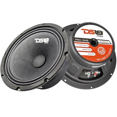 Ds Pro Gm Inch Mid Range Loudspeaker W Watts Max Power Ohm