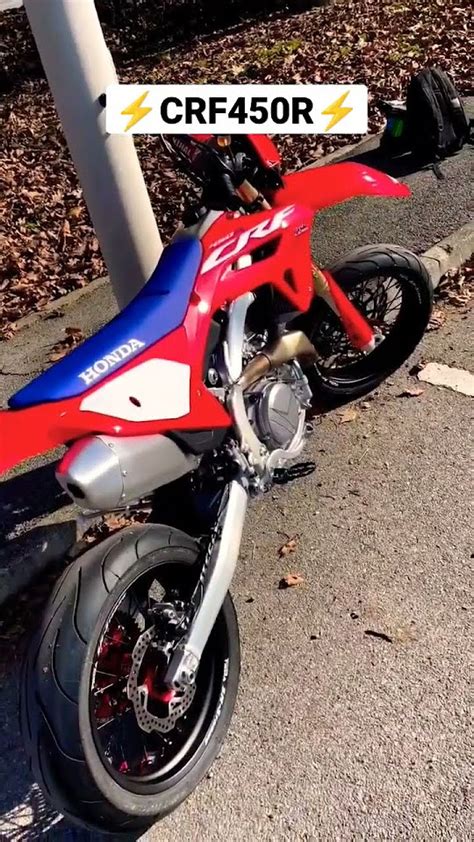 CRF450R Supermoto ⚡ #shorts #crf450r #crfsupermoto #honda - YouTube