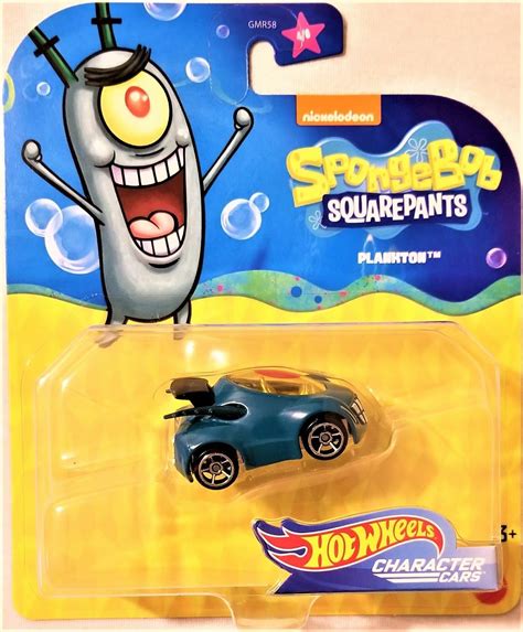 Hot Wheels Character Cars Spongebob Squarepants 4 6 Plankton Bbgmr63 Ubicaciondepersonas