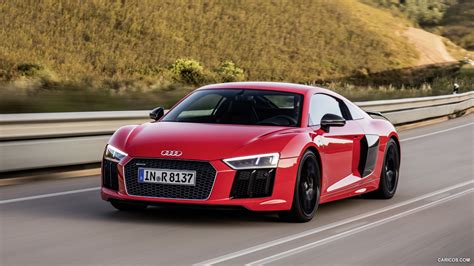 Audi R V Plus Dynamite Red Front Hd Wallpaper X