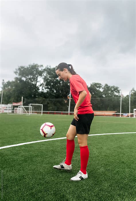 Female Soccer Player By Stocksy Contributor Marco Govel Stocksy