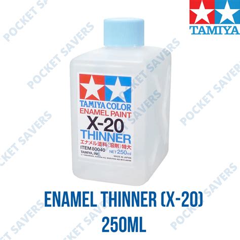 TAMIYA Enamel Paint Thinner 250 Ml X 20 Organic Solvent Shopee