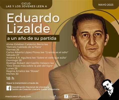 Los jóvenes leen a Eduardo Lizalde a un año de su partida Cápsuas