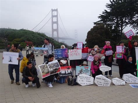 Golden Gate Bridge Walk Yemen Cant Wait Codepink Women For Peace