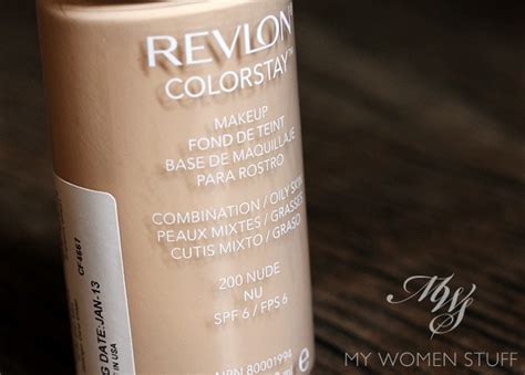 Review Swatches Revlon Colorstay Makeup Combination Oily Foundation Nude