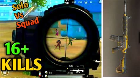 Solo Vs Squad 16 Kills Watch This Ending M4166× Scope Spray Pubg