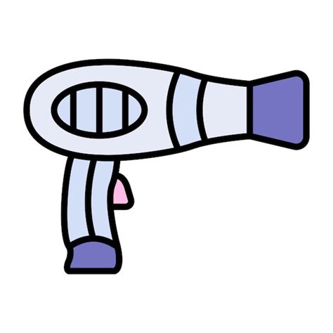 Premium Vector Hair Dryer Flat Illustration