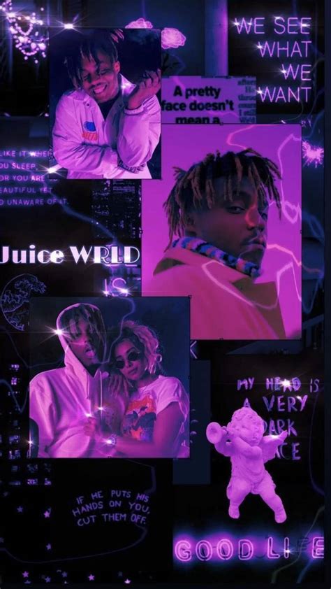 Purple Aesthetic Wallpaper Juice Wrld Juice Wrld Live Wallpaper