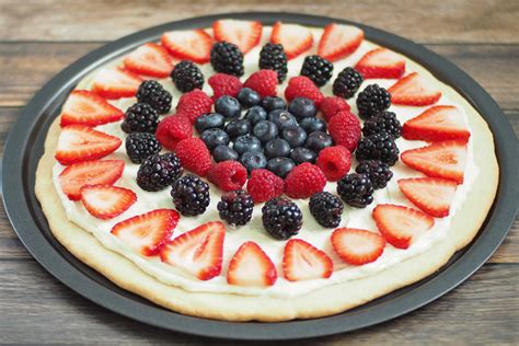 4th Of July Fruit Pizza A Food Lovers Kitchen