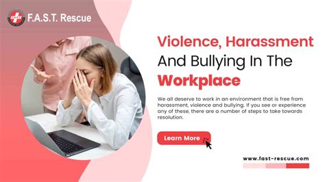 Violence Harassment And Bullying In The Workplace