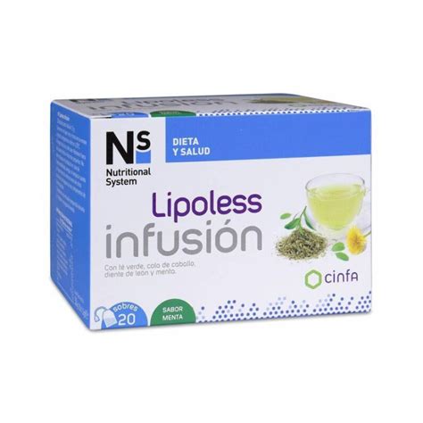 Ns Lipoless Infusión 20 Sobres FarmaCómoda