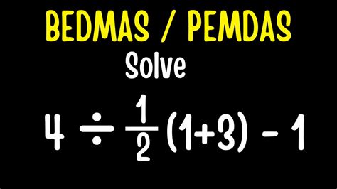 Order Of Operations Bedmas Problem Which Answer Is Correct Youtube