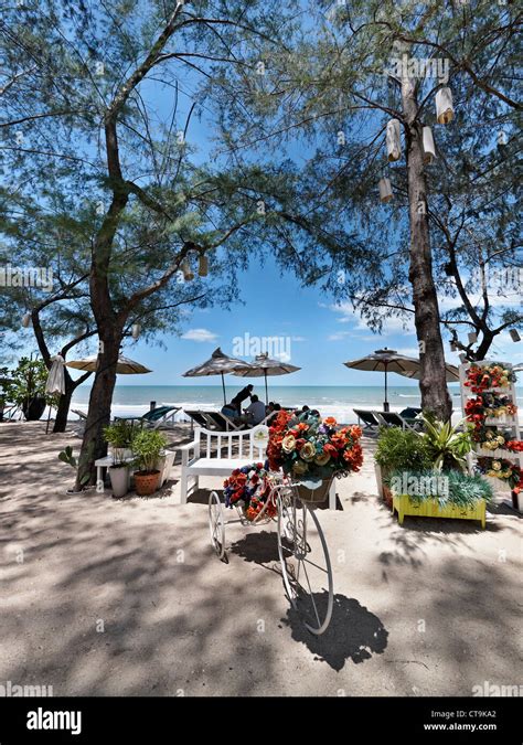 Cha Am Beach Phetchaburi Thailand S E Asia Stock Photo Alamy