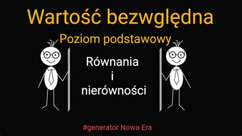 Równania i nierówności z wartością bezwzględną zakres podstawowy YouTube