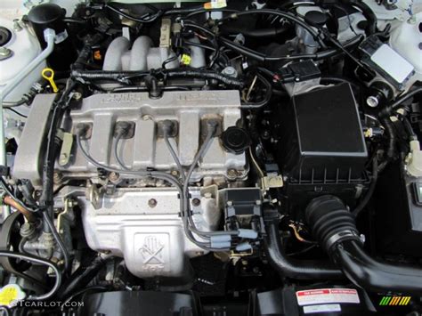 2000 Mazda 626 LX 2 0 Liter DOHC 16 Valve 4 Cylinder Engine Photo