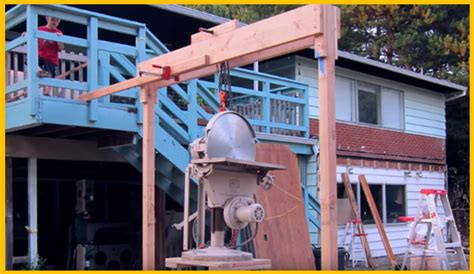 Build A Wooden Gantry Crane! - BRILLIANT DIY