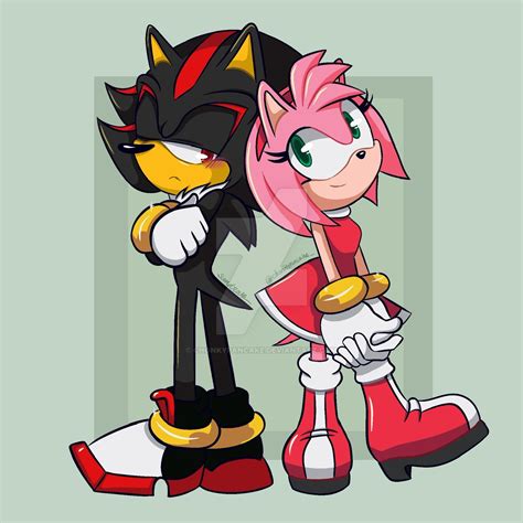 Shadow and Amy Rose by chonkypancake on DeviantArt