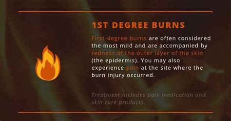 Infographic Burn Injuries 1st 2nd And 3rd Degrees Peterson Law Firm