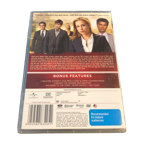 Covert Affairs Season 1 And 2 Dvd 2010 Region 2 And 4 Vgc Ebay