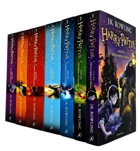 J K Rowling Harry Potter Collection 7 Books Bundle Harry Potter And