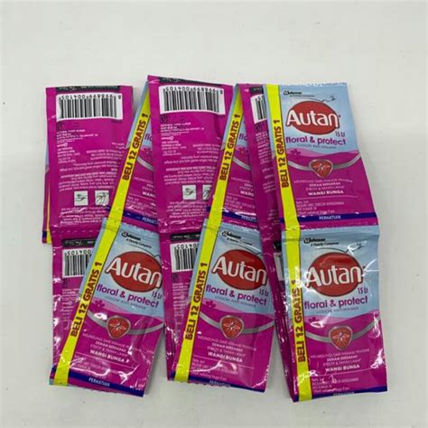 Jual Autan 12 Sachet Lotion Anti Nyamuk Shopee Indonesia