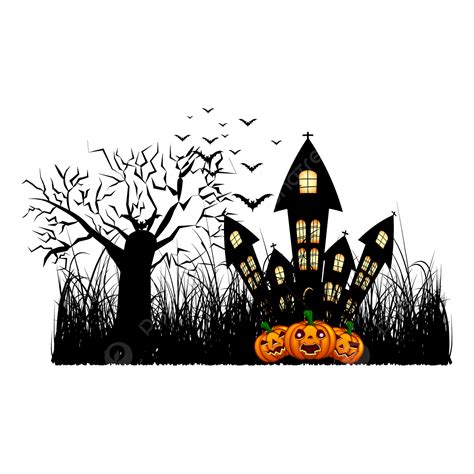 Happy Halloween Vector Design With Element Happy Halloween Halloween Vector Halloween Png And