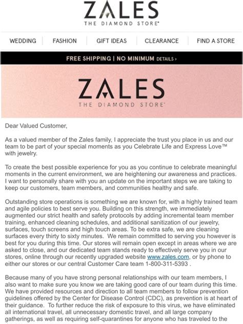 Zales A Message From Our CEO Milled