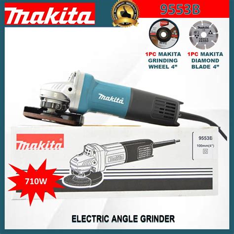 Makita Electric Angle Grinder B With Free Makita Diamond Blade