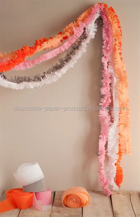 Pink Crepe Paper Streamers Crepe Paper Streamers Cm M Backdrop With