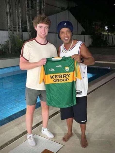 Kerry Footballer Paul Walsh Vows To Invite Pal Ronaldinho To Croke Park