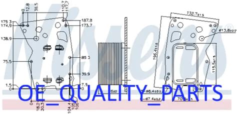 Engine Oil Cooler Radiator Cooling For Toyota Rav Auris Verso