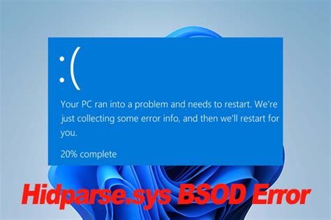 How To Fix Hidparse Sys Bsod Error On Windows 11 10 [6 Ways]