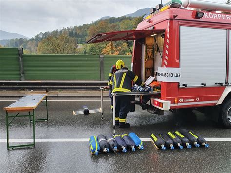 Tunnelübung in Bad Ischl Freiwillige Feuerwehr Bad Goisern