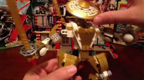 Lego 2013 Ninjago Temple Of Light Review Set 70505 Golden Ninja Youtube