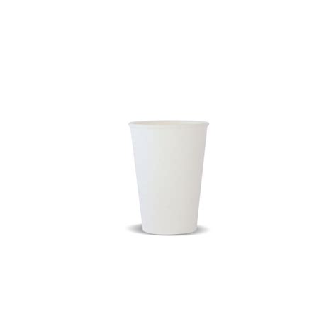 Oz Single Wall White Cup Cups Go