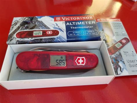 Sackmesser Altimeter Thermometer Victorinox Couteau Kaufen Auf Ricardo