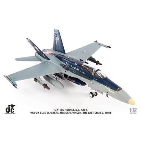 JC Wings 1 72 F A 18C Hornet US Navy VFA 34 Blue Blosters USS Carl