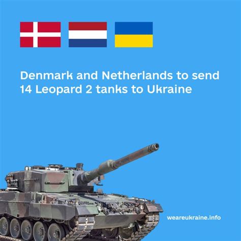 Denmark And Netherlands To Send Leopard Tanks To Ukraine We Are