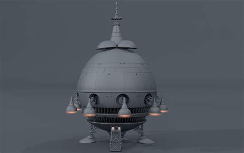 Extra Terrestrial Home Phone Starship D Model Cgtrader